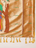 Load image into Gallery viewer, Yellow Color Kanchipuram Paithani Saree With Trending Zari Weaving Work (Royal Casino-Yellow-sd_at)