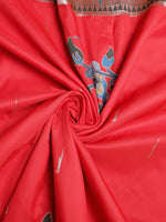 Load image into Gallery viewer, Gajri Color Kanchipuram Paithani Saree With Trending Zari Weaving Work (Six Lane-Gajri-sd_at)