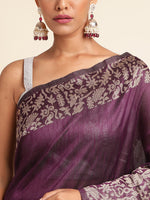 Load image into Gallery viewer, Wine Color Kanchipuram Paithani Saree With Trending Zari Weaving Work (SNL-Wine-sd_at)
