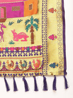 Load image into Gallery viewer, Blue Color Banarasi Paithani Saree With Trending Zari Weaving Work (BMW-Blue-sd_at)