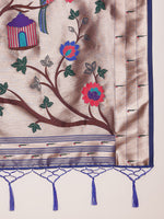 Load image into Gallery viewer, Royal Blue Color Banarasi Silk Saree (Venue-Royal Blue-sd_at)