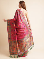 Load image into Gallery viewer, Pink Color Banarasi Silk Saree (Harrier-Pink-sd_at)