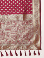 Load image into Gallery viewer, Purple Color Banarasi Soft Silk Handloom Weaving Silk Saree (Tulsi-2-Purple-sd_at)