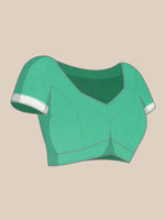 Load image into Gallery viewer, Green Color Banarasi Silk Saree(Laher-Green-sd_at)