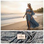 Load image into Gallery viewer, Chinon Digital Printed Geometry Design Fabric | Premium Unstitched Material - DC-005