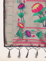 Load image into Gallery viewer, Blue Color Banarasi Lichi Soft Silk Weaving With Gold Jari Butti (Arpita-Blue-sd_at)