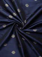 Load image into Gallery viewer, Blue Color Banarasi Lichi Soft Silk Weaving With Gold Jari Butti (Arpita-Blue-sd_at)