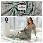 Load image into Gallery viewer, Premium Satin Georgette Digital Printed Fabric – Unstitched Fabric for All Outfits - DC-002