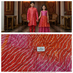 Load image into Gallery viewer, Premium Chinon Digital Printed Ombre Fabric – Designer Unstitched Fabric for Multiple Outfits-DC-001