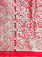 Load image into Gallery viewer, Gajri Color Banarasi Lichi Silk Saree (Mannat-Gajri-sd_at)