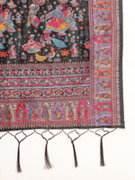 Load image into Gallery viewer, Black Color Silk Weaving (Pashmina-Black-sd_at)
