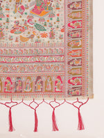 Load image into Gallery viewer, Off White Color Silk Weaving (Pashmina-Off White-sd_at)