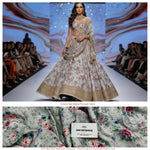 Load image into Gallery viewer, Sartin Georgette Digital Printed Floral Fabric | Premium Unstitched Material DC-006