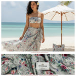 Load image into Gallery viewer, Sartin Georgette Digital Printed Floral Fabric | Premium Unstitched Material DC-006