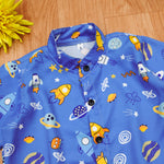 Load image into Gallery viewer, Kids' Space Adventure Shirt and Shorts Set for Boy by MAGNITE(BB_25276)