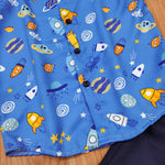 Load image into Gallery viewer, Kids' Space Adventure Shirt and Shorts Set for Boy by MAGNITE(BB_25276)