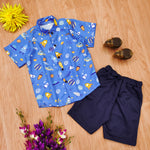 Load image into Gallery viewer, Kids' Space Adventure Shirt and Shorts Set for Boy by MAGNITE(BB_25276)