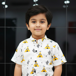 Load image into Gallery viewer, Fun & Stylish Teepee Print Kids' Shirt for Boy by MAGNITE