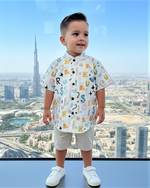 Load image into Gallery viewer, Charming Kids' Cartoon Print Shirt for Boy by MAGNITE