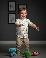 Load image into Gallery viewer, Fun & Stylish Teepee Print Kids' Shirt for Boy by MAGNITE