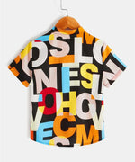 Load image into Gallery viewer, Stylish Multicolors Sky Naryeli Colourful Graphic Designer Button Front ((Combo pack For 6)) Shirt For Boy