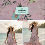 Load image into Gallery viewer, Digital Printed Premium Unstitched Fabric Material For All Designer OutFit-DC-009