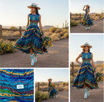 Load image into Gallery viewer, Digital Printed Premium Unstitched Fabric Material For All Designer OutFit-DC-014