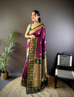 Load image into Gallery viewer, Opulent Jacquard Saree by Magnite