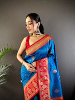 Load image into Gallery viewer, Opulent Jacquard Saree by Magnite