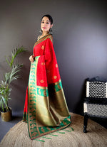 Load image into Gallery viewer, Opulent Jacquard Saree by Magnite