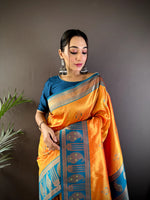 Load image into Gallery viewer, Opulent Jacquard Saree by Magnite