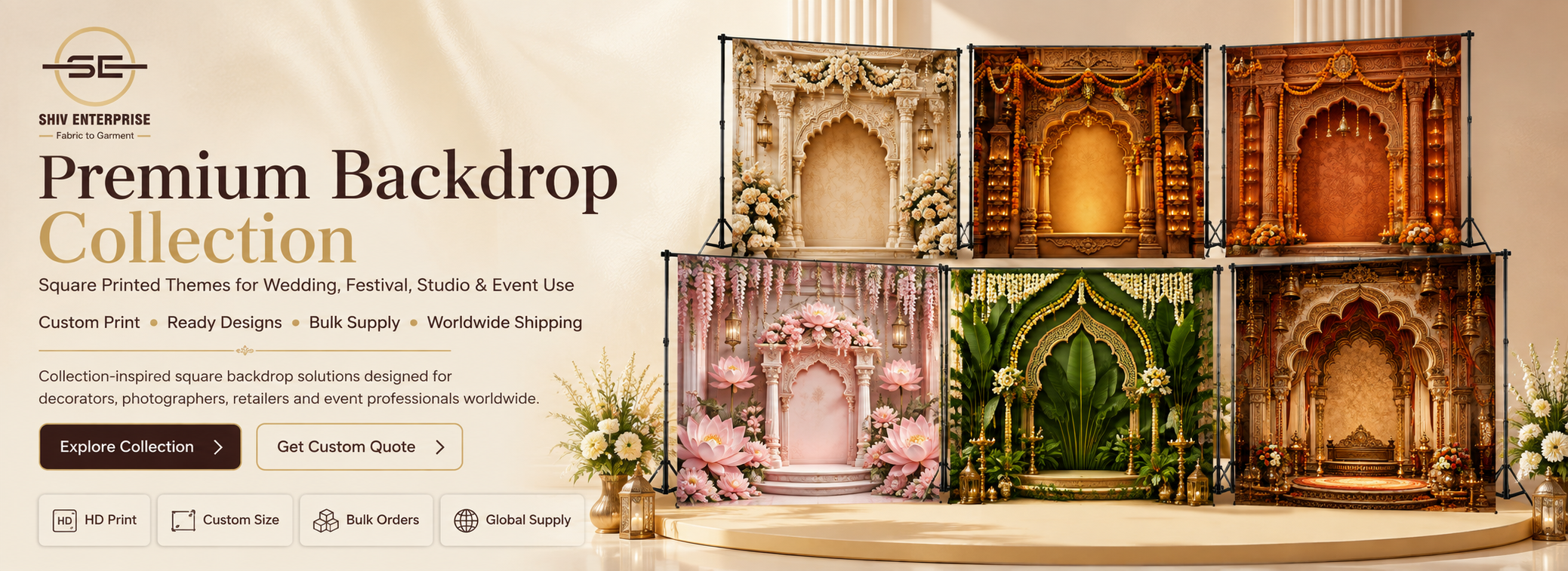 Ganesh Chaturthi Backdrop