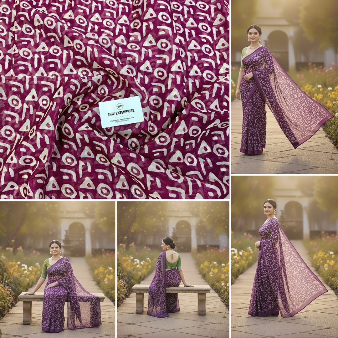 Digital Printed Premium Unstitched Fabric Material For All Designer OutFit-DC-031