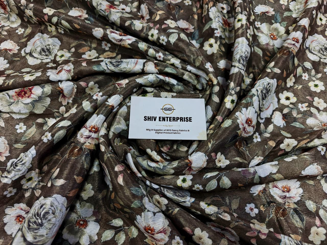 Digital Printed Premium Unstitched Fabric Material For All Designer OutFit-DC-012