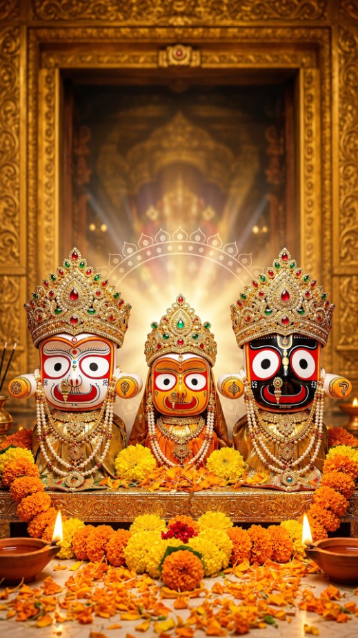Premium Multicolour Decorative Backdrop for Mandir, Pooja Room & Home Wall Decor