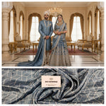 Load image into Gallery viewer, Chinon Digital Printed Geometry Design Fabric | Premium Unstitched Material - DC-005
