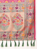 Load image into Gallery viewer, Pink Color Banarasi Silk Saree (Harrier-Pink-sd_at)
