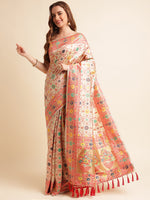 Load image into Gallery viewer, Off White Color Banarasi Silk Saree (Harrier-Off White-sd_at)
