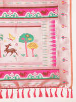 Load image into Gallery viewer, Pink Color Banarasi Soft Silk Handloom Weaving Silk Saree (Mayura-Pink-sd_at)
