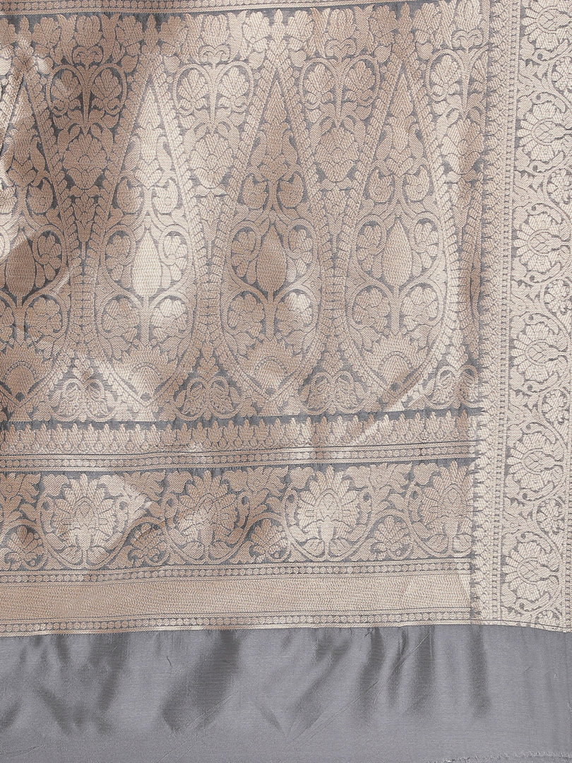 Grey Color Soft Kanchivram Pethani Silk (Utsav-Grey-sd_at)