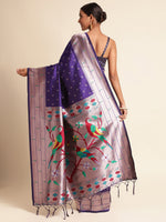 Load image into Gallery viewer, Blue Color Soft Banarasi Lichi Silk Saree (Mittoo-Blue-sd_at)
