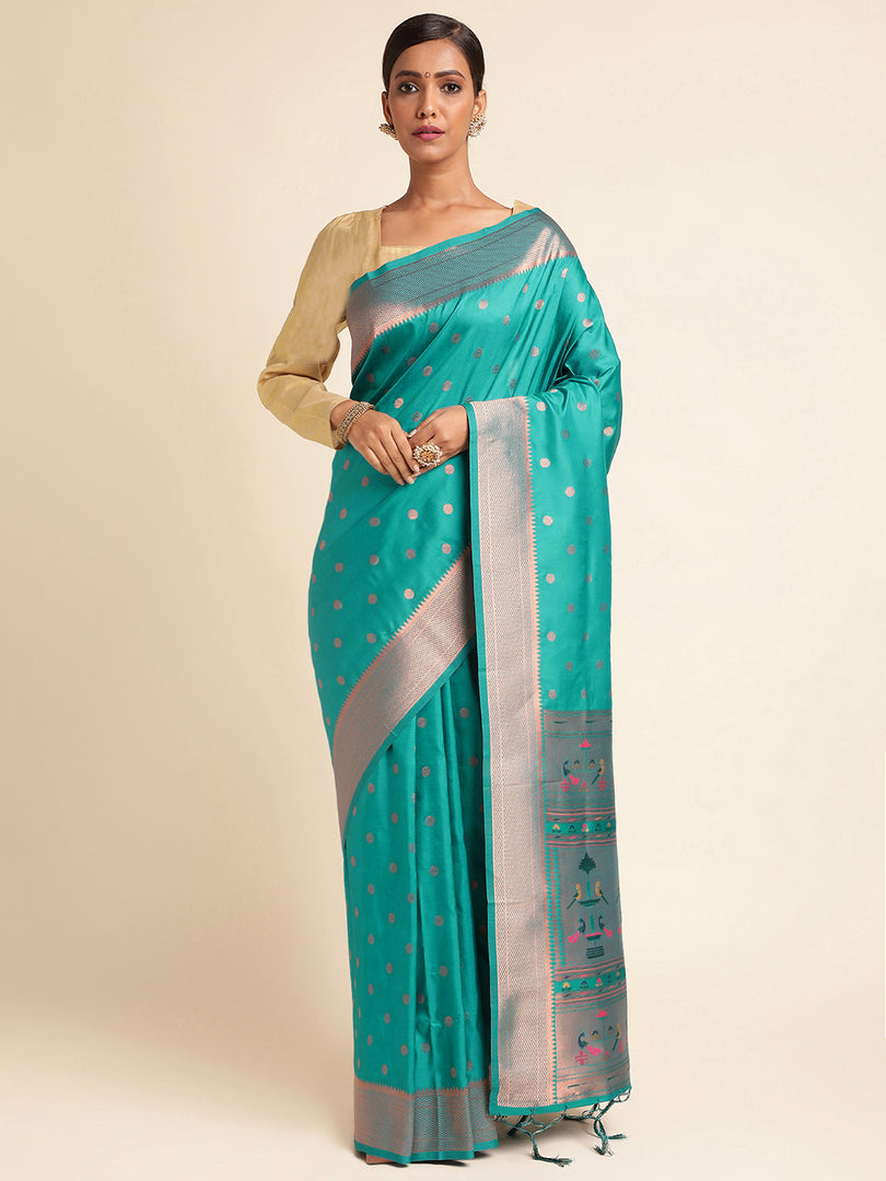 Light Blue Color Banarasi Soft Silk Handloom Weaving Silk Saree (Shalimar-Light Blue-sd_at)