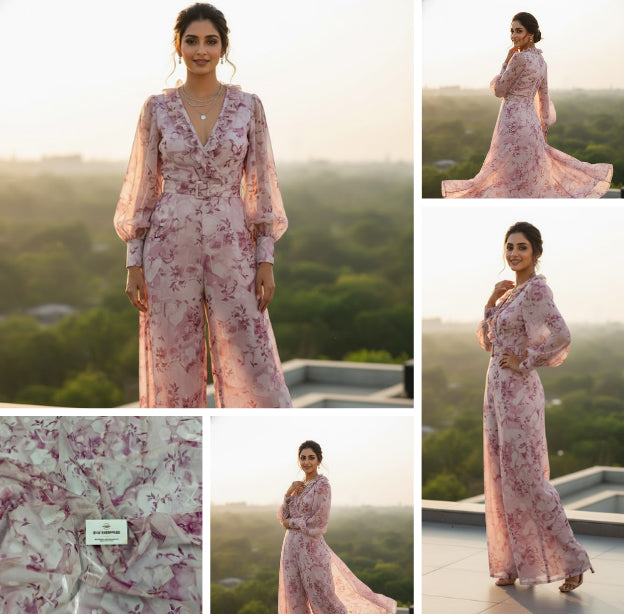 Digital Printed Premium Unstitched Fabric Material For All Designer OutFit-DC-023