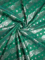 Load image into Gallery viewer, Green Color Banarasi Silk Saree(Laher-Green-sd_at)
