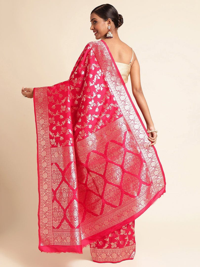 Red Color Pure Silk Saree (Ragini-Red-sd_at)