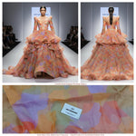 Load image into Gallery viewer, Chinon Digital Printed Pastel Multicolor Fabric – Unstitched Fabric for Gowns, Dresses &amp; Kidswear - DC-004
