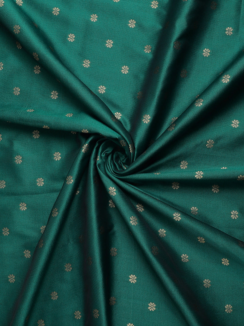 Green Color Banarasi Lichi Silk Saree (Tanvi-Green-sd_at)