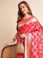 Load image into Gallery viewer, Red Color Paithanii Silk Saree With Zari Weaving Work (Loveline-Red-sd_at)
