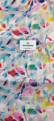 Digital Printed Premium Unstitched Fabric Material For All Designer OutFit-DC-024