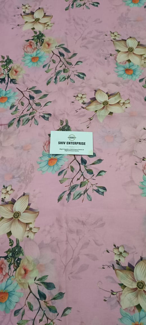 Digital Printed Premium Unstitched Fabric Material For All Designer OutFit-DC-009